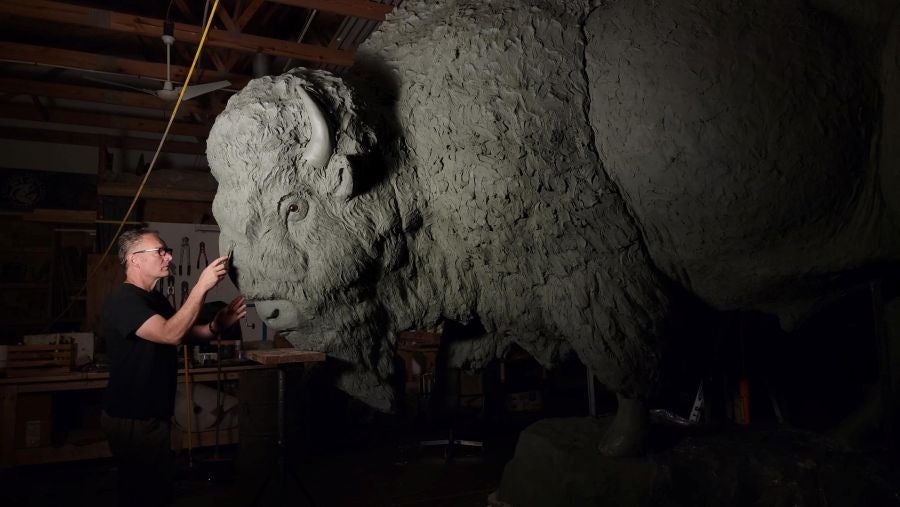 'Bronze Bison' at the National Museum of Natural History